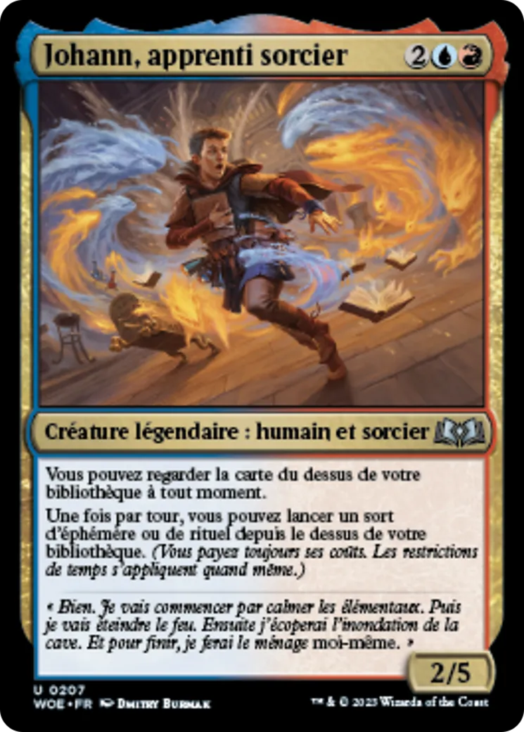 Johann, apprenti sorcier — Wilds of Eldraine — Magic: The Gathering