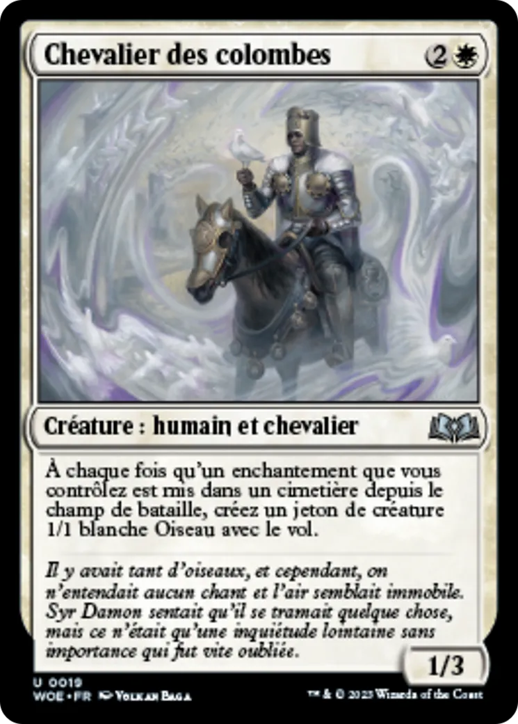 Chevalier des colombes — Wilds of Eldraine — Magic: The Gathering