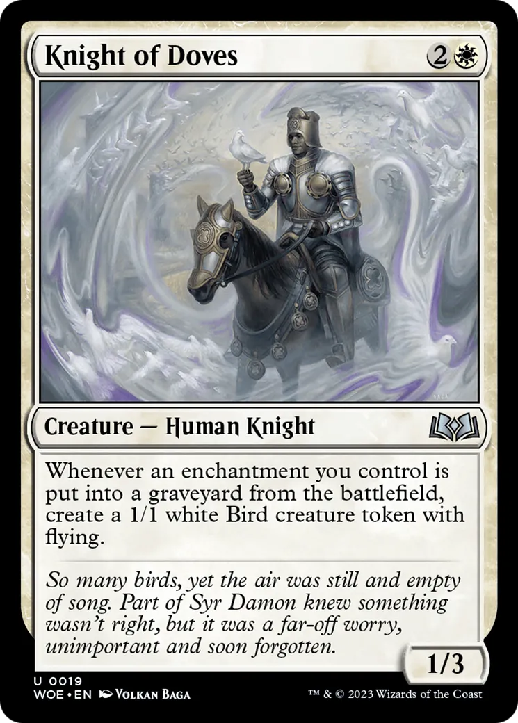 Chevalier des colombes — Wilds of Eldraine — Magic: The Gathering