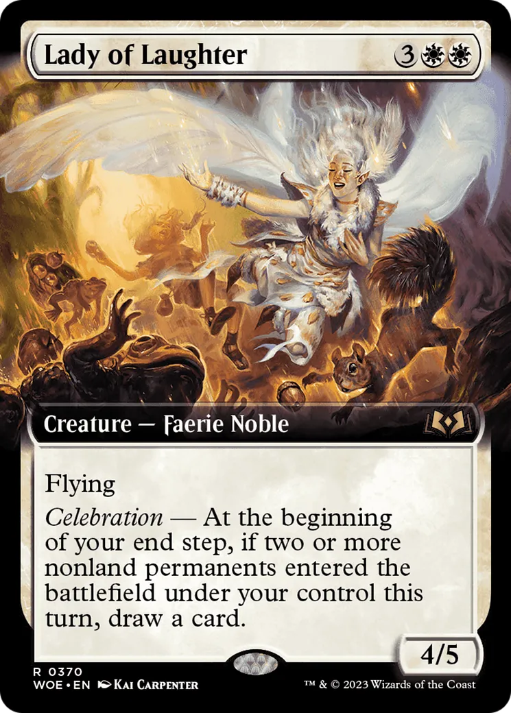 Lady of Laughter — Wilds of Eldraine — Magic: The Gathering