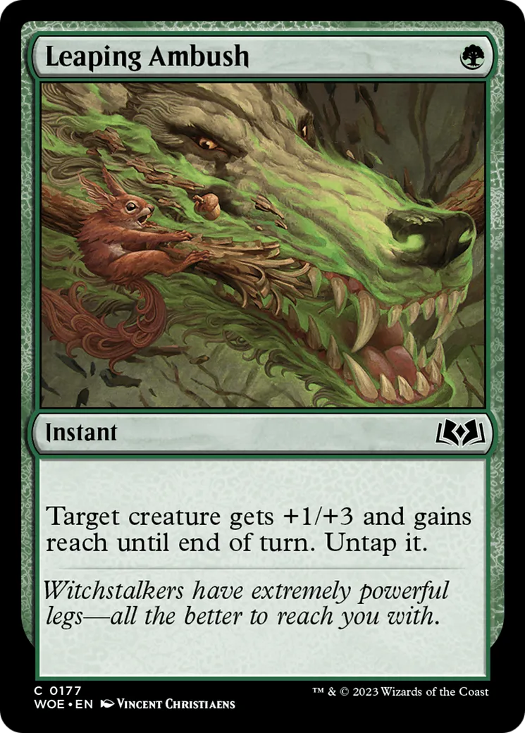 Leaping Ambush — Wilds of Eldraine — Magic: The Gathering
