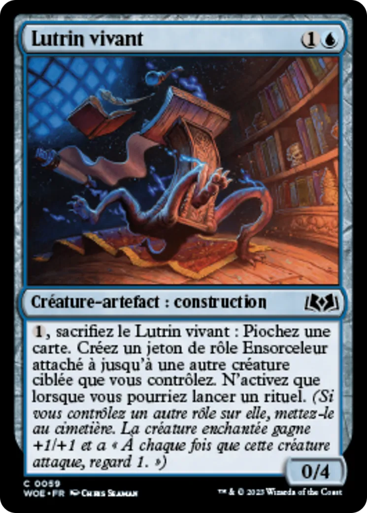 Lutrin vivant — Wilds of Eldraine — Magic: The Gathering