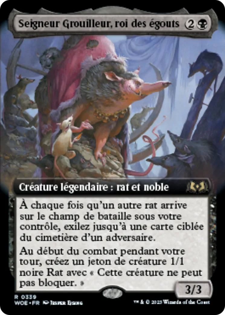 Seigneur Grouilleur, roi des égouts — Wilds of Eldraine — Magic: The Gathering