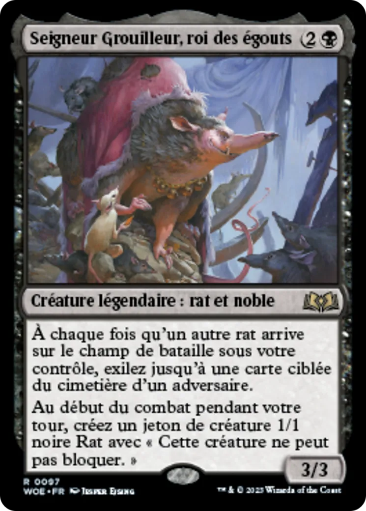 Seigneur Grouilleur, roi des égouts — Wilds of Eldraine — Magic: The Gathering
