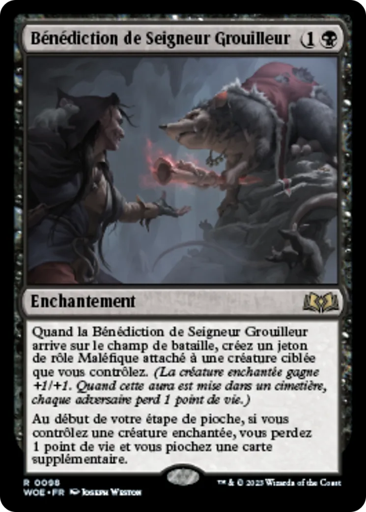 Bénédiction de Seigneur Grouilleur — Wilds of Eldraine — Magic: The Gathering
