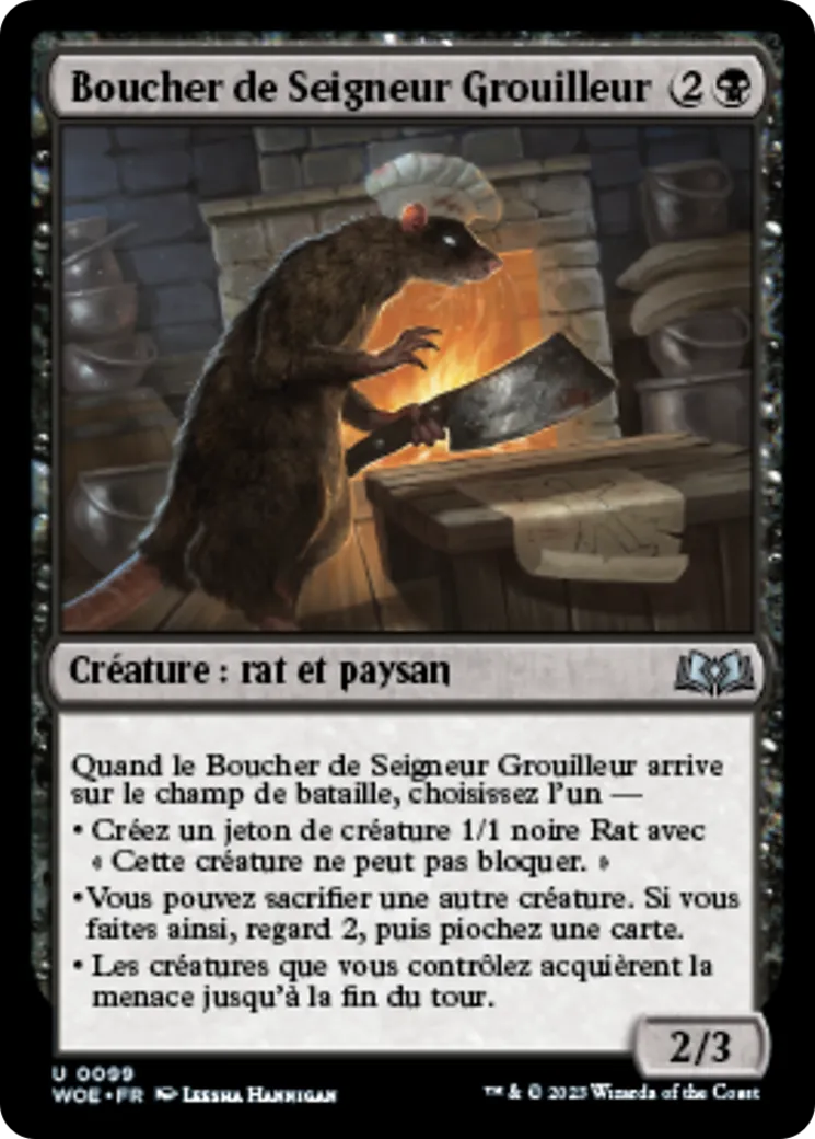 Boucher de Seigneur Grouilleur — Wilds of Eldraine — Magic: The Gathering