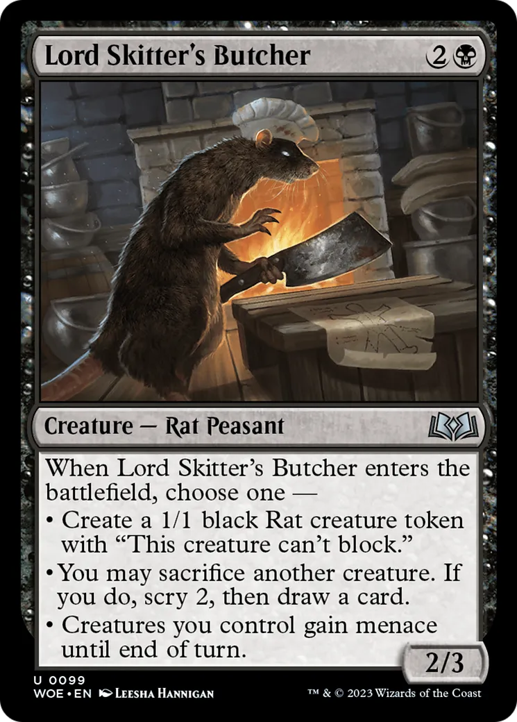 Lord Skitter's Butcher — Wilds of Eldraine — Magic: The Gathering