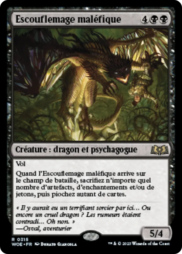 Escouflemage maléfique — Wilds of Eldraine — Magic: The Gathering
