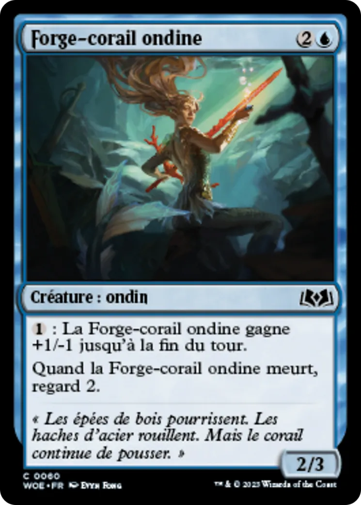 Forge-corail ondine — Wilds of Eldraine — Magic: The Gathering