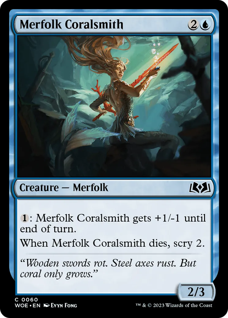 Forge-corail ondine — Wilds of Eldraine — Magic: The Gathering