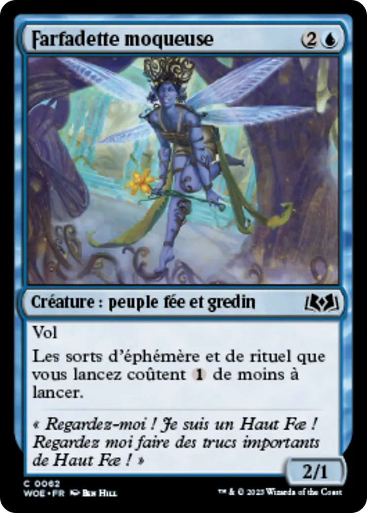 Farfadette moqueuse — Wilds of Eldraine — Magic: The Gathering