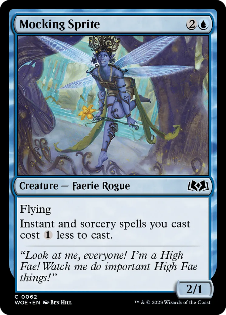Farfadette moqueuse — Wilds of Eldraine — Magic: The Gathering