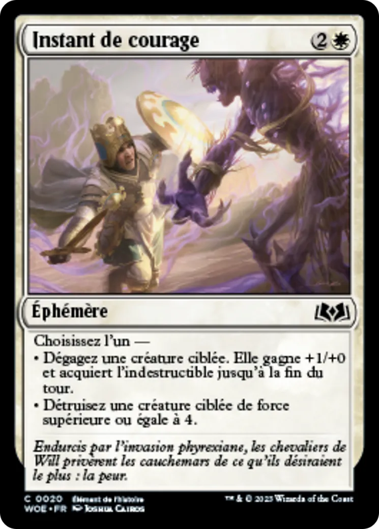 Instant de courage — Wilds of Eldraine — Magic: The Gathering