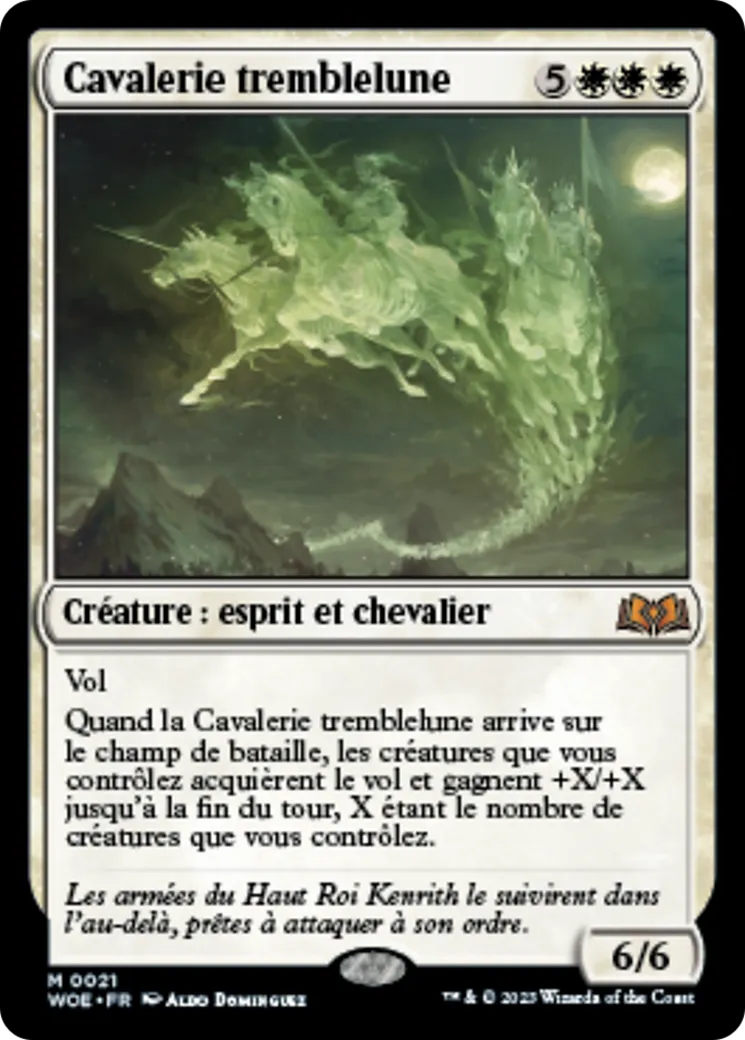 Cavalerie tremblelune — Wilds of Eldraine — Magic: The Gathering