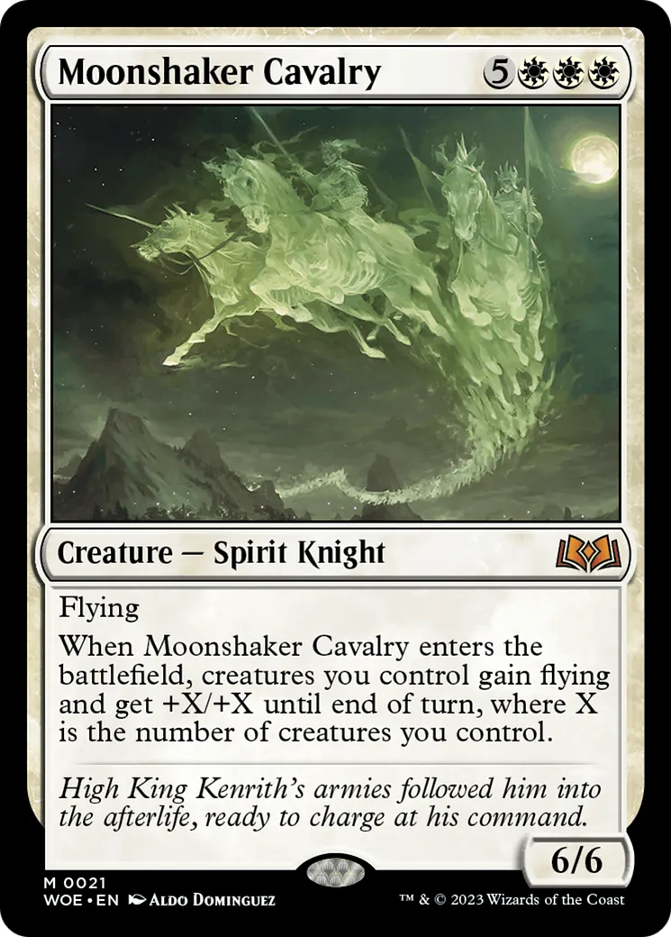 Moonshaker Cavalry — Wilds of Eldraine — Magic: The Gathering
