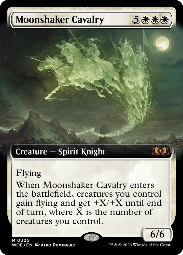 Moonshaker Cavalry — Wilds of Eldraine — Magic: The Gathering