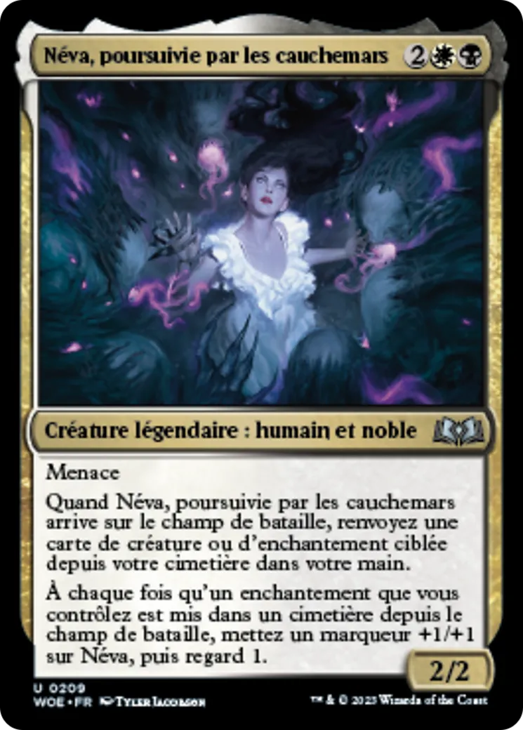 Néva, poursuivie par les cauchemars — Wilds of Eldraine — Magic: The Gathering