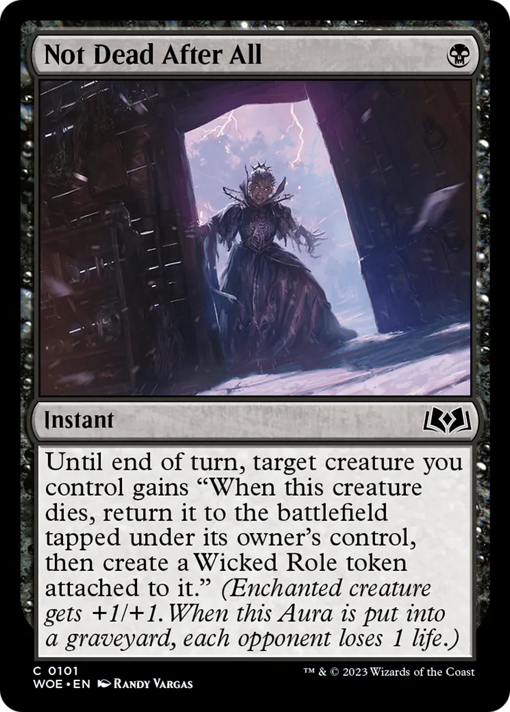 Not Dead After All — Wilds of Eldraine — Magic: The Gathering