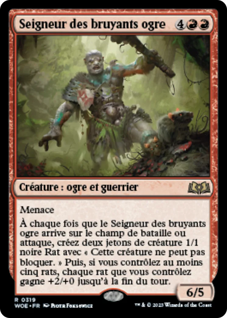 Seigneur des bruyants ogre — Wilds of Eldraine — Magic: The Gathering