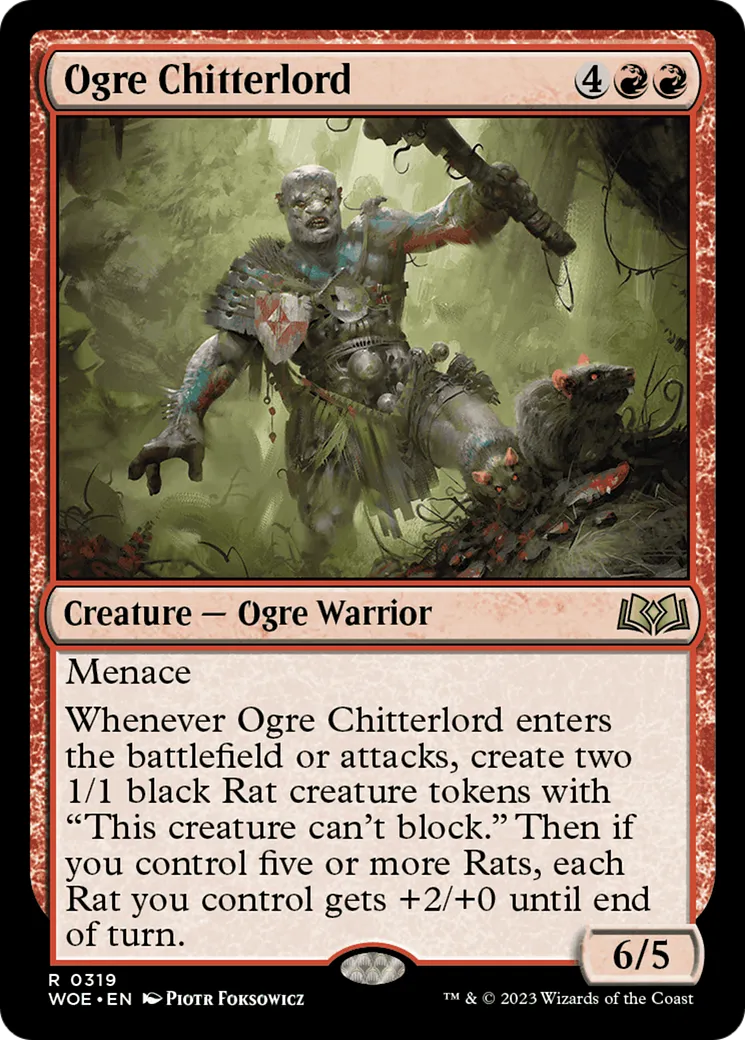 Seigneur des bruyants ogre — Wilds of Eldraine — Magic: The Gathering