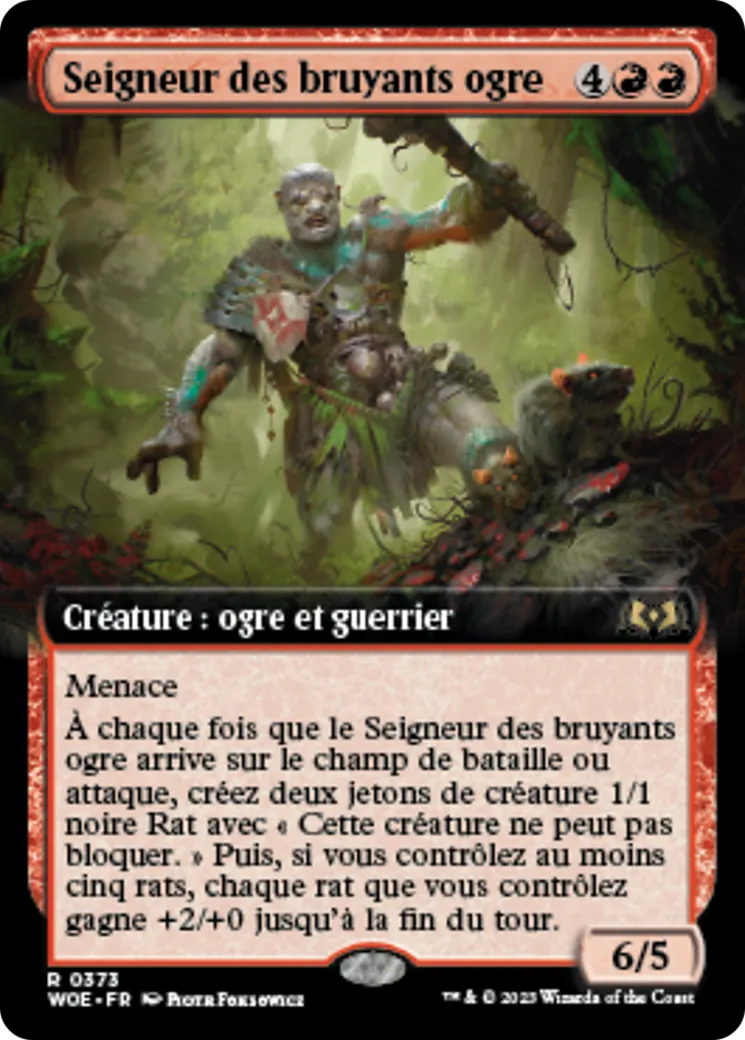 Seigneur des bruyants ogre — Wilds of Eldraine — Magic: The Gathering
