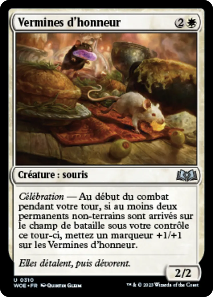 Vermines d'honneur — Wilds of Eldraine — Magic: The Gathering