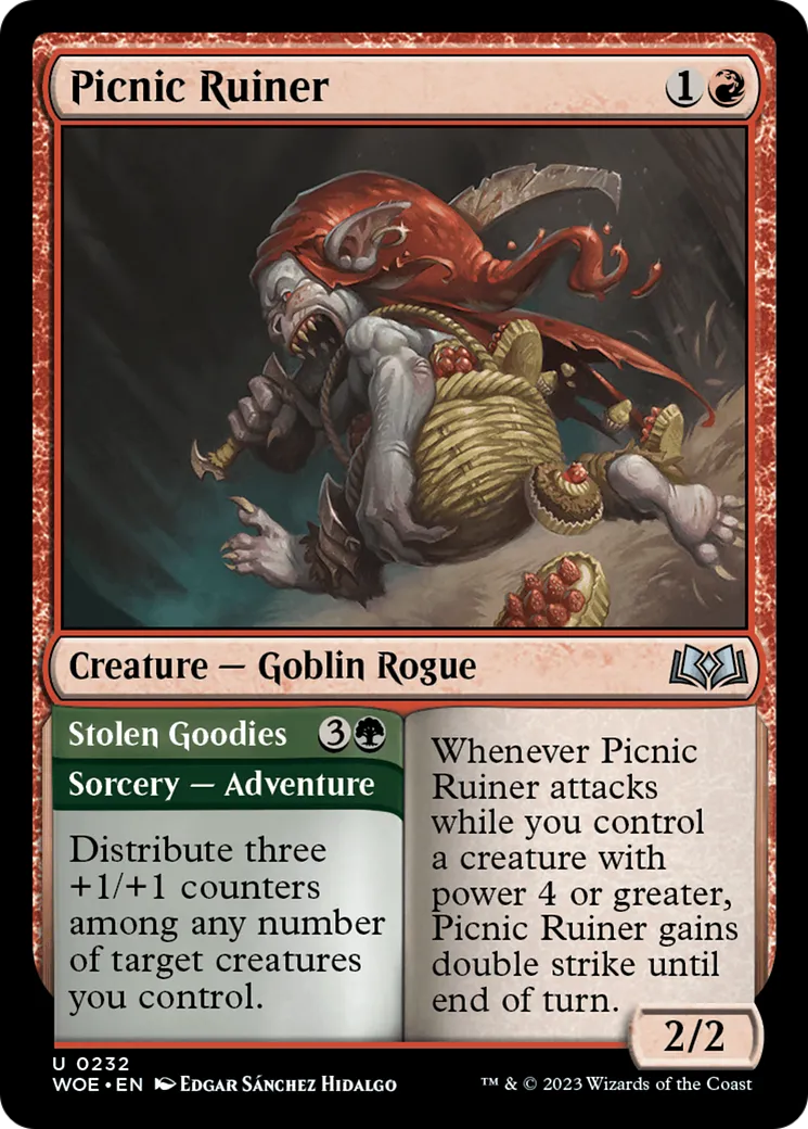 Destructeur de pique-nique // Sucreries mal acquises — Wilds of Eldraine — Magic: The Gathering