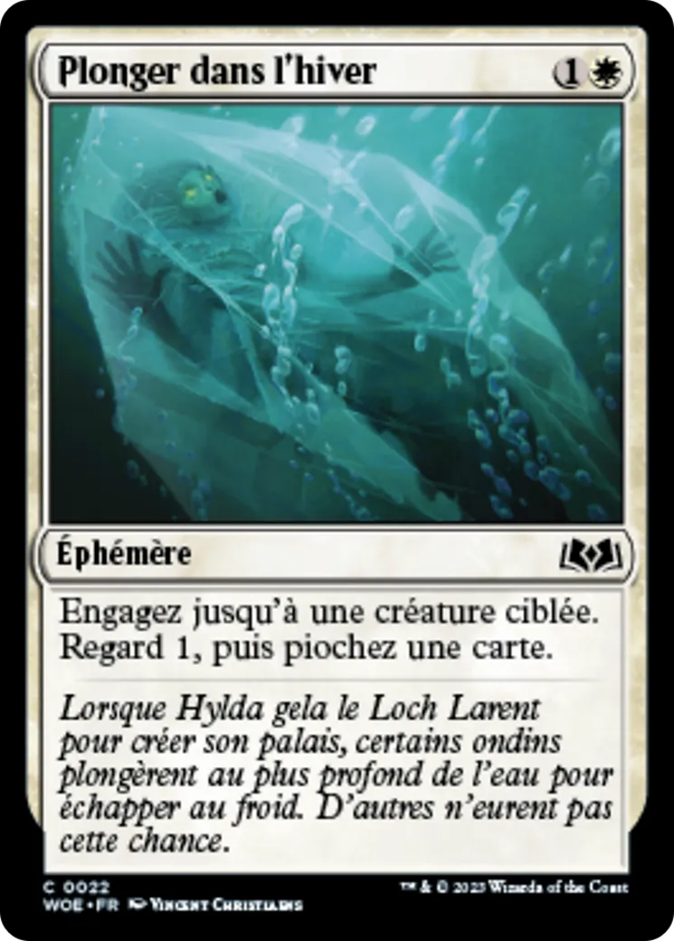 Plonger dans l'hiver — Wilds of Eldraine — Magic: The Gathering