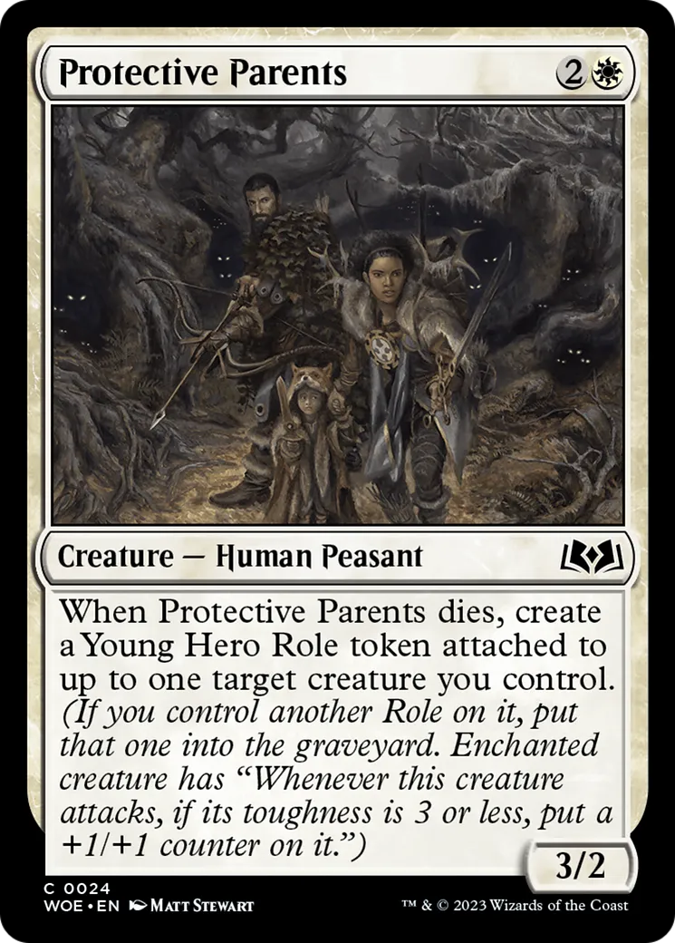 Protective Parents — Wilds of Eldraine — Magic: The Gathering