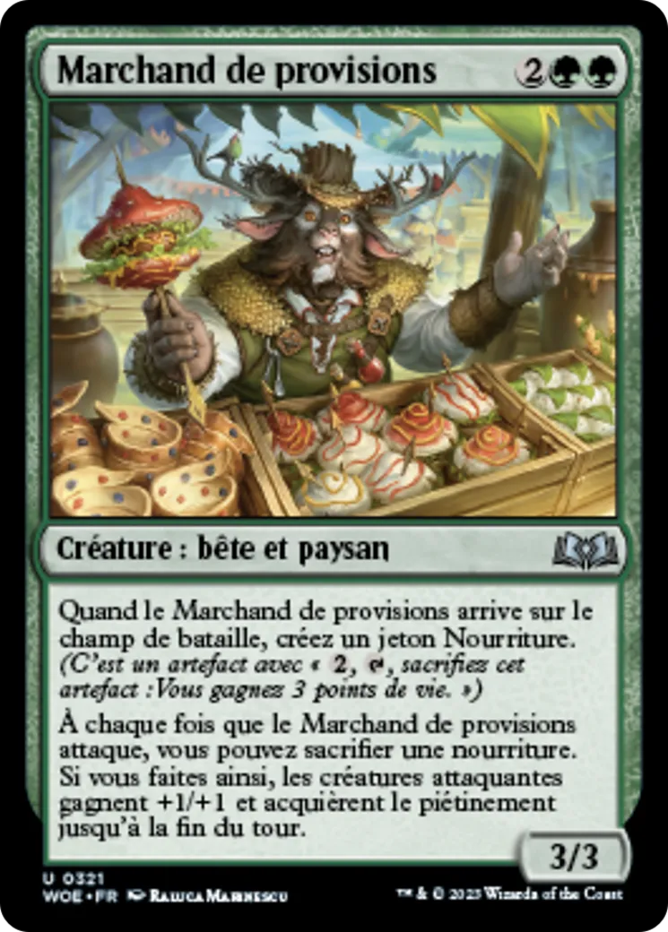 Marchand de provisions — Wilds of Eldraine — Magic: The Gathering