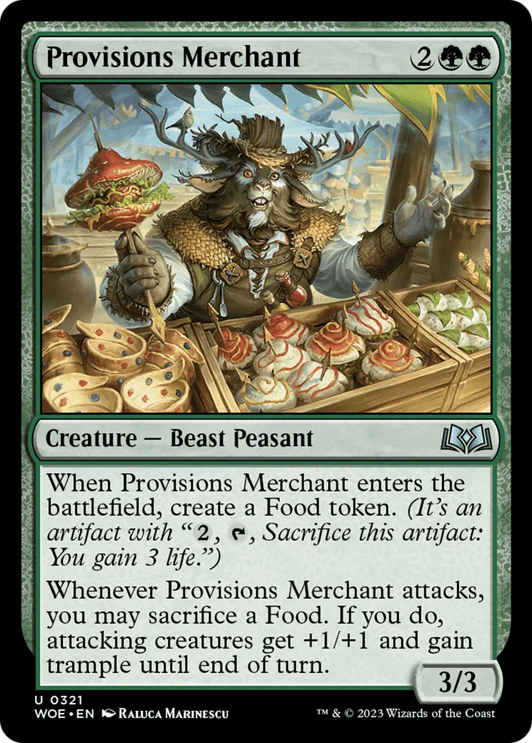 Provisions Merchant — Wilds of Eldraine — Magic: The Gathering