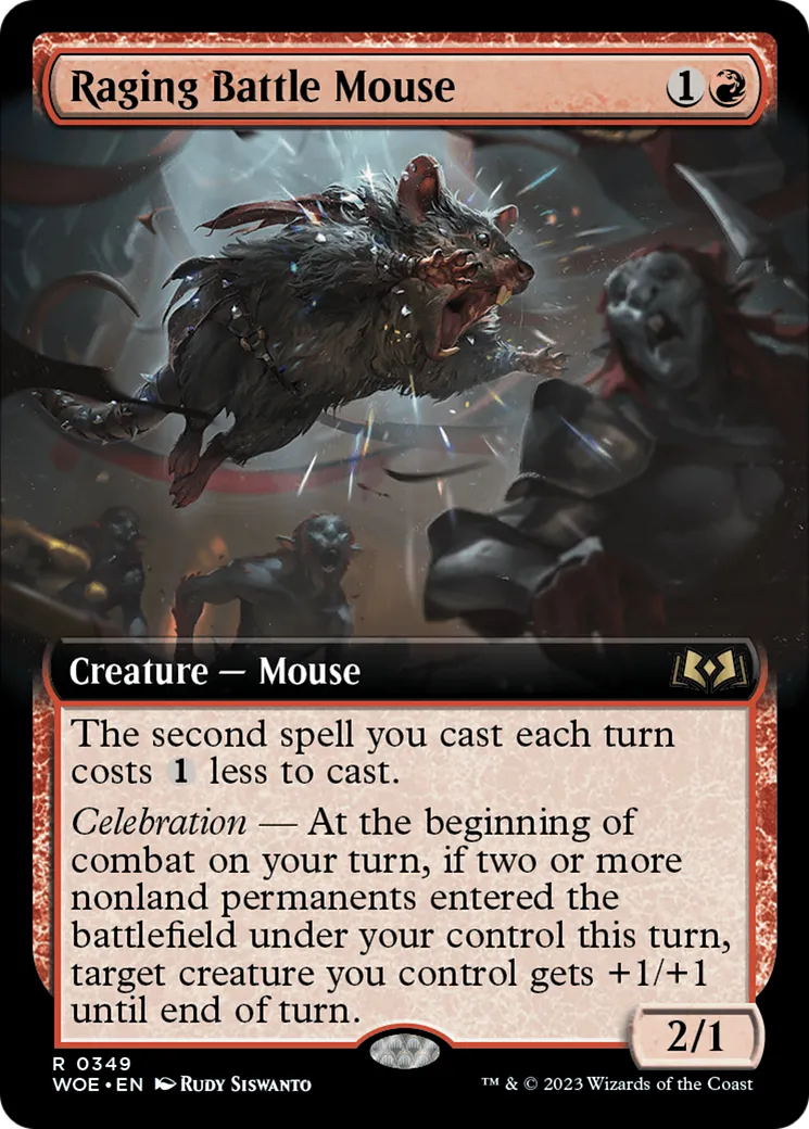 Raging Battle Mouse — Wilds of Eldraine — Magic: The Gathering