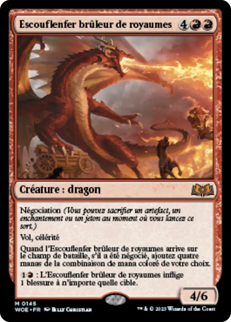 Escouflenfer brûleur de royaumes — Wilds of Eldraine — Magic: The Gathering