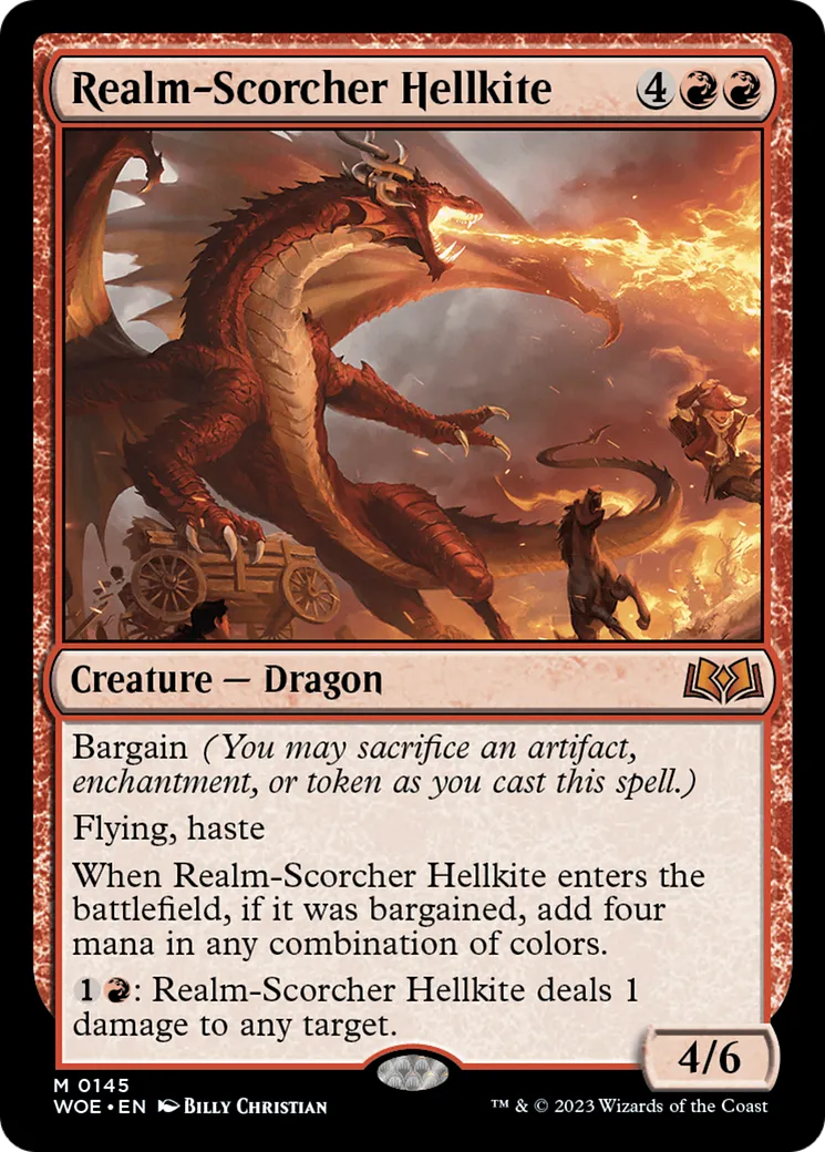 Escouflenfer brûleur de royaumes — Wilds of Eldraine — Magic: The Gathering