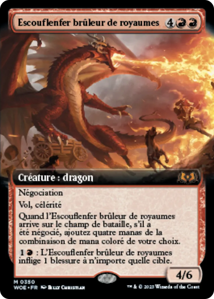 Escouflenfer brûleur de royaumes — Wilds of Eldraine — Magic: The Gathering