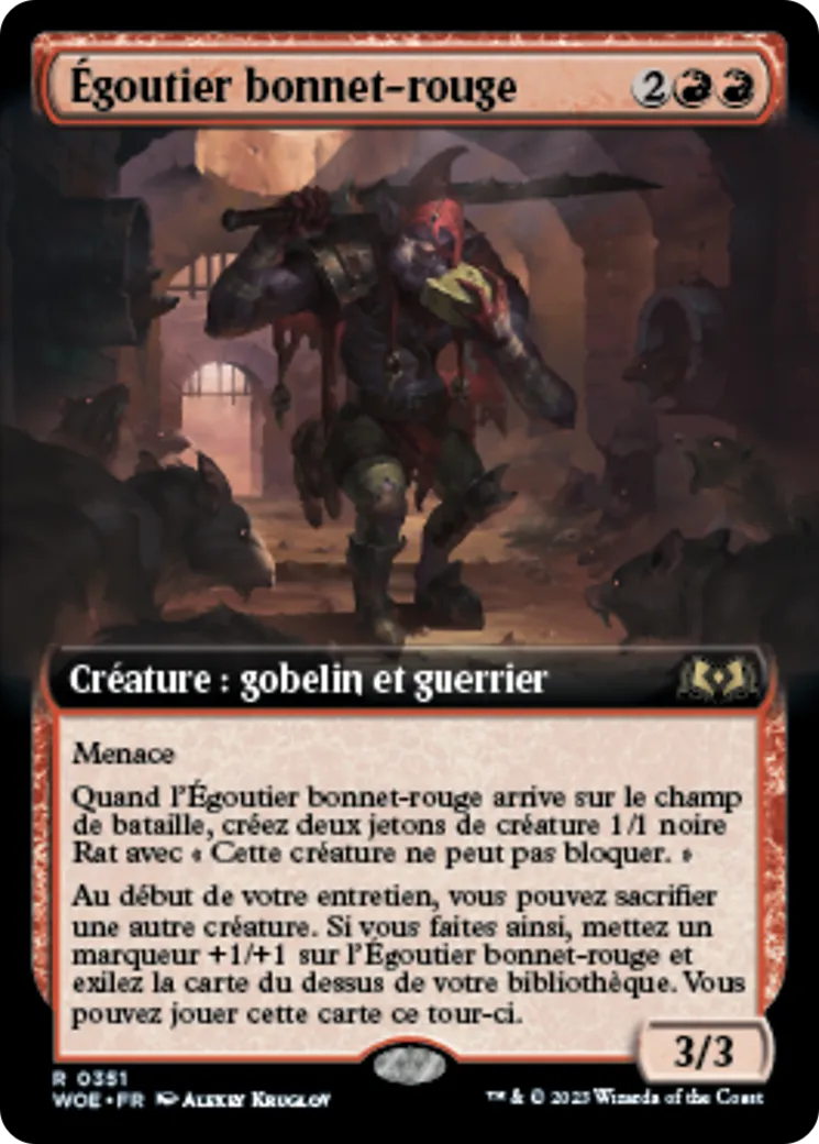 Égoutier bonnet-rouge — Wilds of Eldraine — Magic: The Gathering