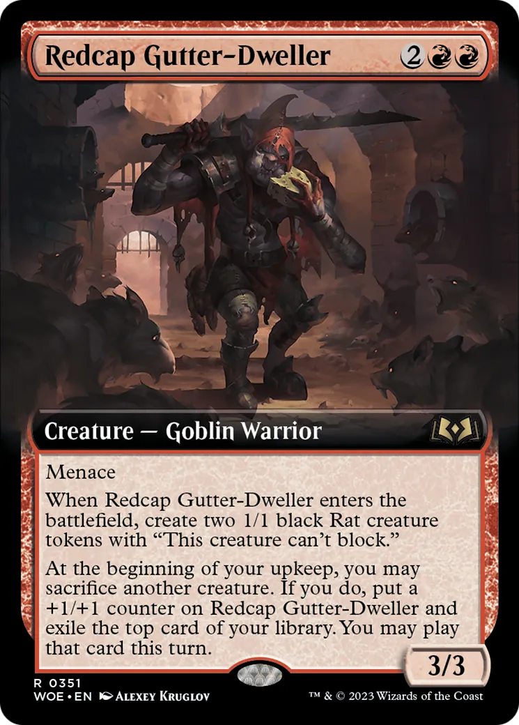 Redcap Gutter-Dweller — Wilds of Eldraine — Magic: The Gathering