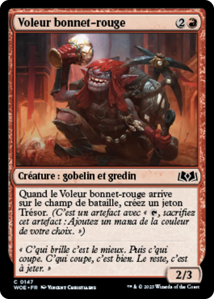 Voleur bonnet-rouge — Wilds of Eldraine — Magic: The Gathering
