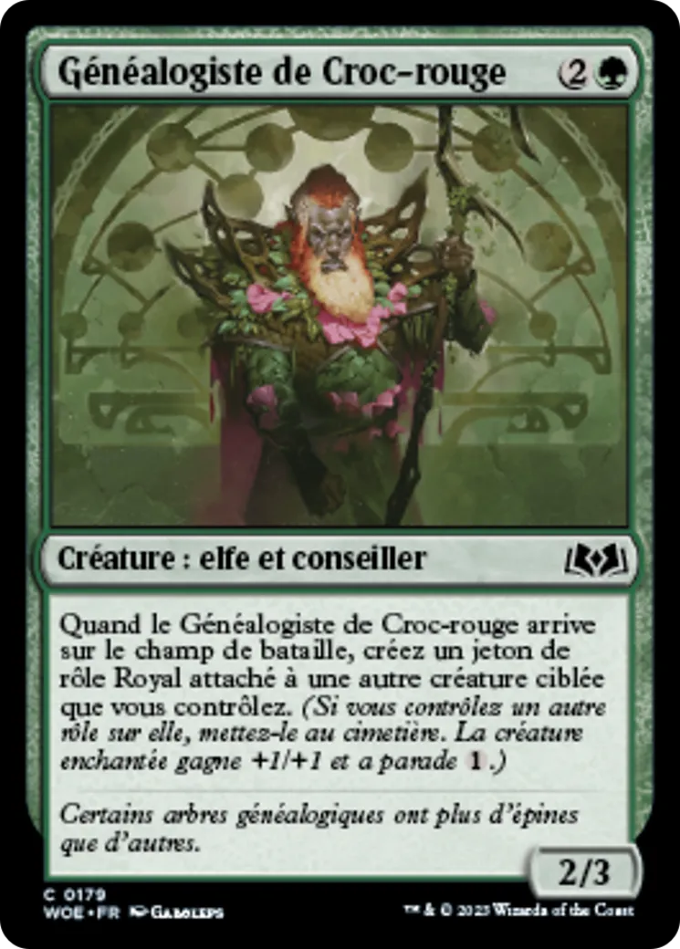 Généalogiste de Croc-rouge — Wilds of Eldraine — Magic: The Gathering