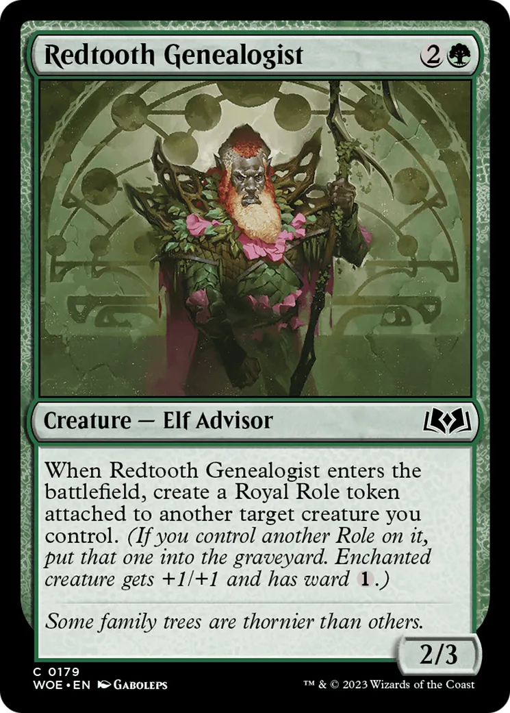 Redtooth Genealogist — Wilds of Eldraine — Magic: The Gathering