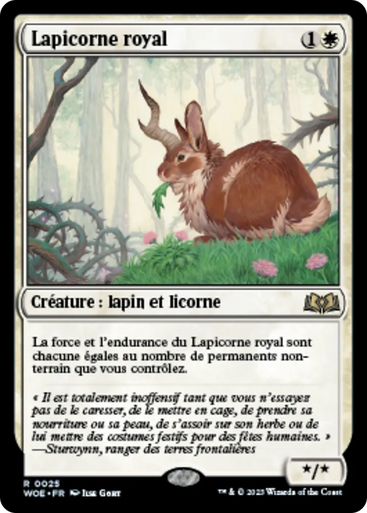 Lapicorne royal — Wilds of Eldraine — Magic: The Gathering