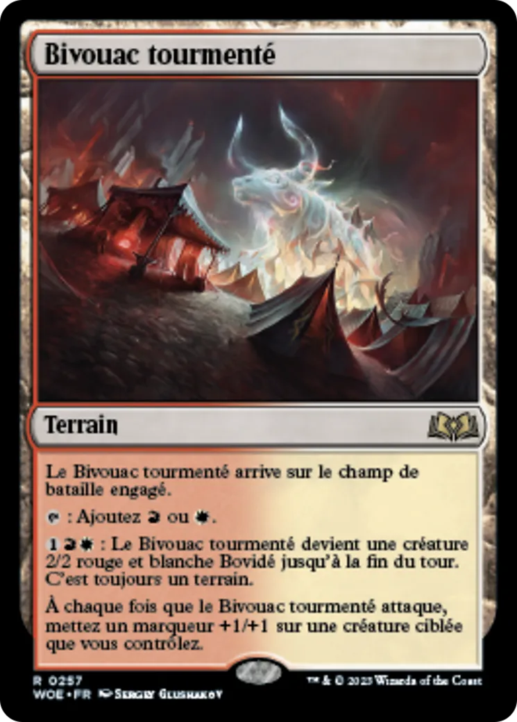 Bivouac tourmenté — Wilds of Eldraine — Magic: The Gathering