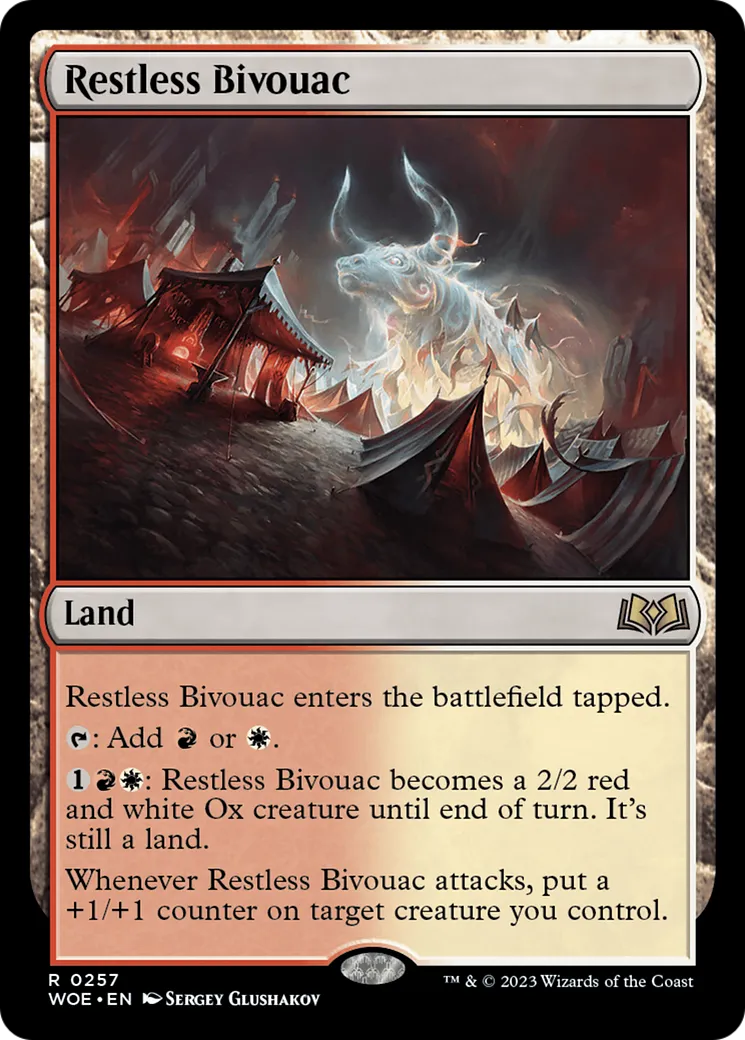 Restless Bivouac — Wilds of Eldraine — Magic: The Gathering