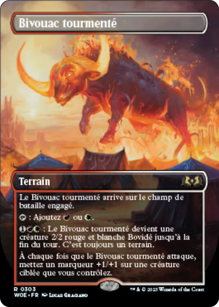 Bivouac tourmenté — Wilds of Eldraine — Magic: The Gathering