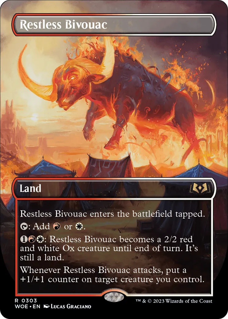 Bivouac tourmenté — Wilds of Eldraine — Magic: The Gathering
