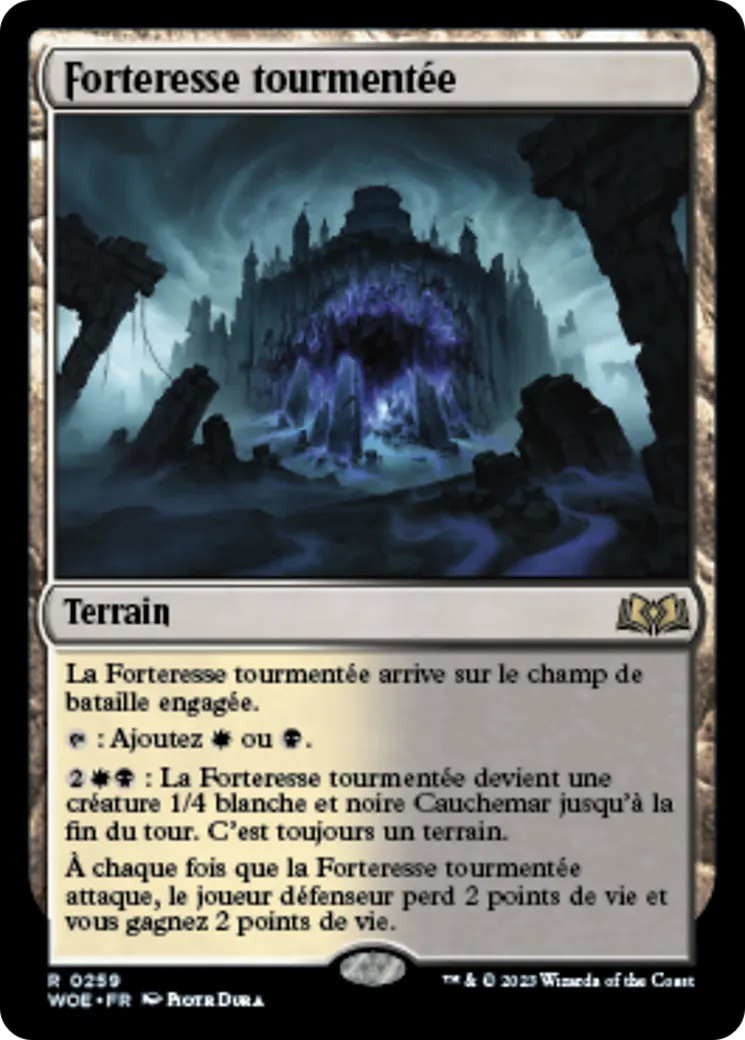 Forteresse tourmentée — Wilds of Eldraine — Magic: The Gathering