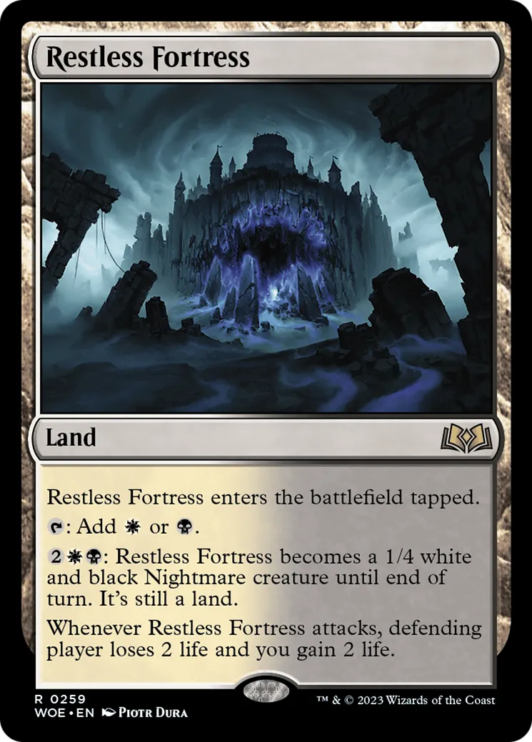 Restless Fortress — Wilds of Eldraine — Magic: The Gathering