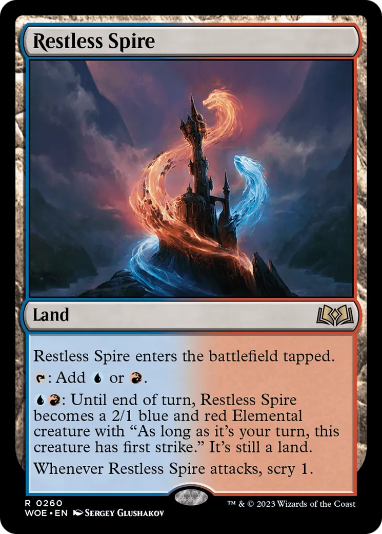 Restless Spire — Wilds of Eldraine — Magic: The Gathering