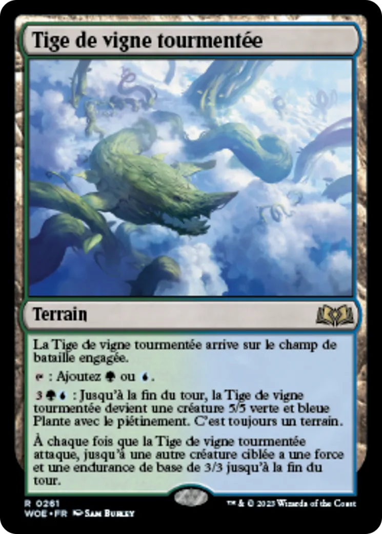 Tige de vigne tourmentée — Wilds of Eldraine — Magic: The Gathering