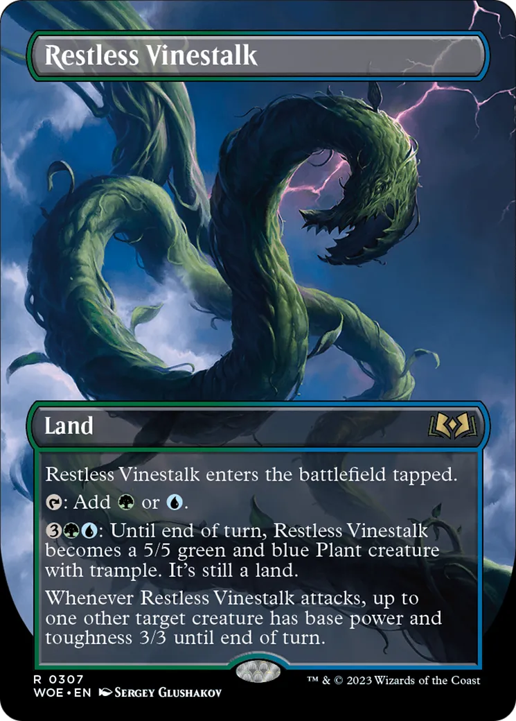 Restless Vinestalk — Wilds of Eldraine — Magic: The Gathering